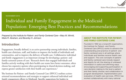Individual and Family Engagement paper