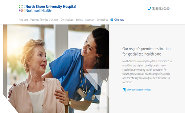 North Shore University Hospital Home Page