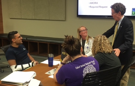 Family faculty member leads an interprofessional class at the University of Arkansas for Medical Sciences