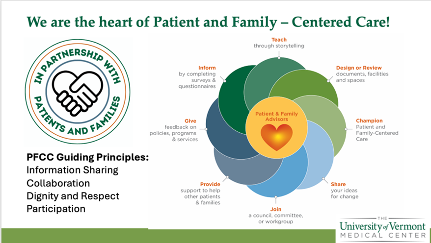 slide showing PFCC guiding principle